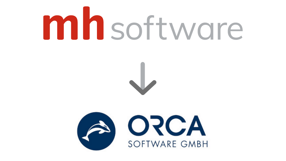 Logo von mh-software GmbH und ORCA Software GmbH