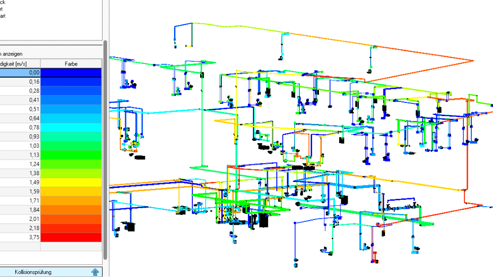 Analyseergebnisse direkt im 3D-Modell eines Abwassernetzes